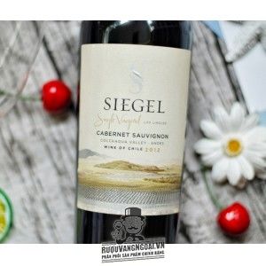 Rượu Vang Chile SIEGEL SINGLE VINYARD Cabernet Sauvignon bn3
