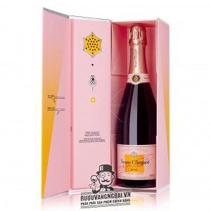 Rượu Champagne Veuve Clicquot Rose Label bn3