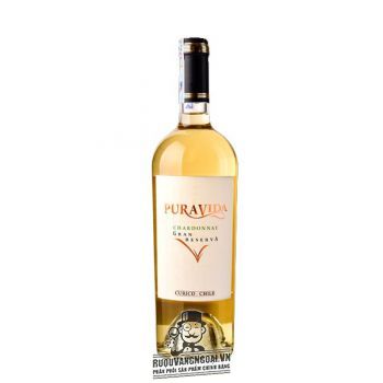 Rượu vang Chile Pura Vida Gran Reserva Chardonnay 15