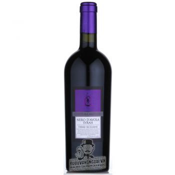 Rượu Vang Ý Nero Davola Syrah Terre Siciliane uống ngon