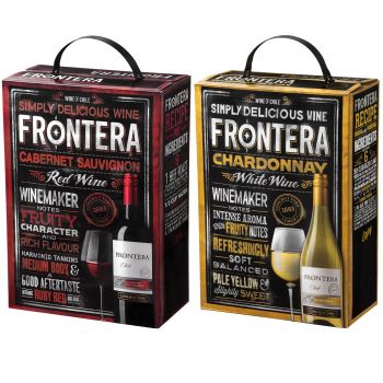 Vang bịch trắng Chile Frontera Chardonnay 3L bn1