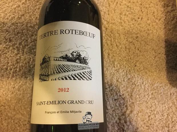 Vang Pháp Tertre Roteboeuf Saint Emilion Mitja Ville 2012