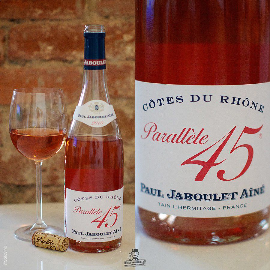Rượu vang Parallele 45 Cotes du Rhone Rose