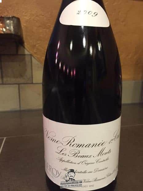 Vang Pháp Domaine Leroy Les Beaux Monts 2014