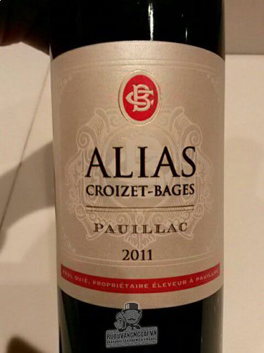 Vang Pháp Alias Croizet Bages Pauillac 2011