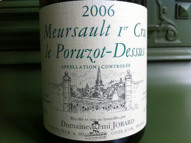 Vang Pháp Meursault Le Poruzot dessus Remi Jobard