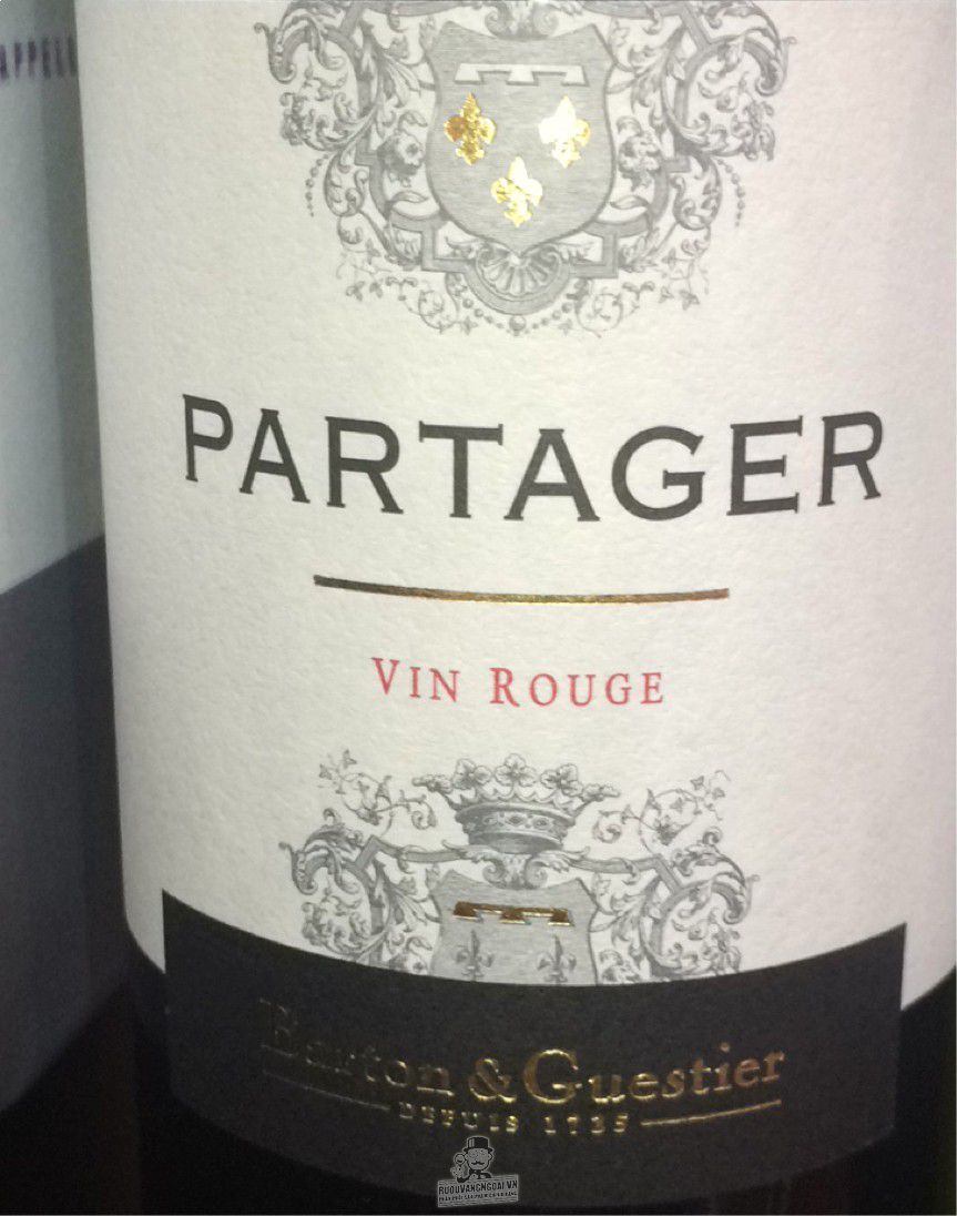 Rượu vang Barton & Guestier Partager (Red - White)
