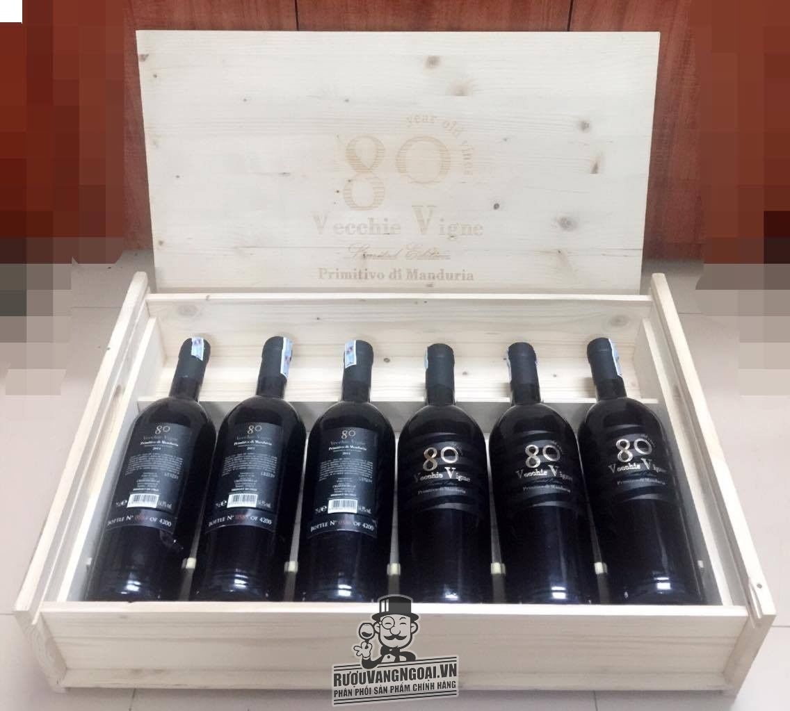 Kết quả hình ảnh cho 80 vecchie vigne primitivo di manduria