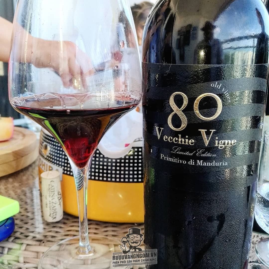 Kết quả hình ảnh cho 80 vecchie vigne primitivo di manduria