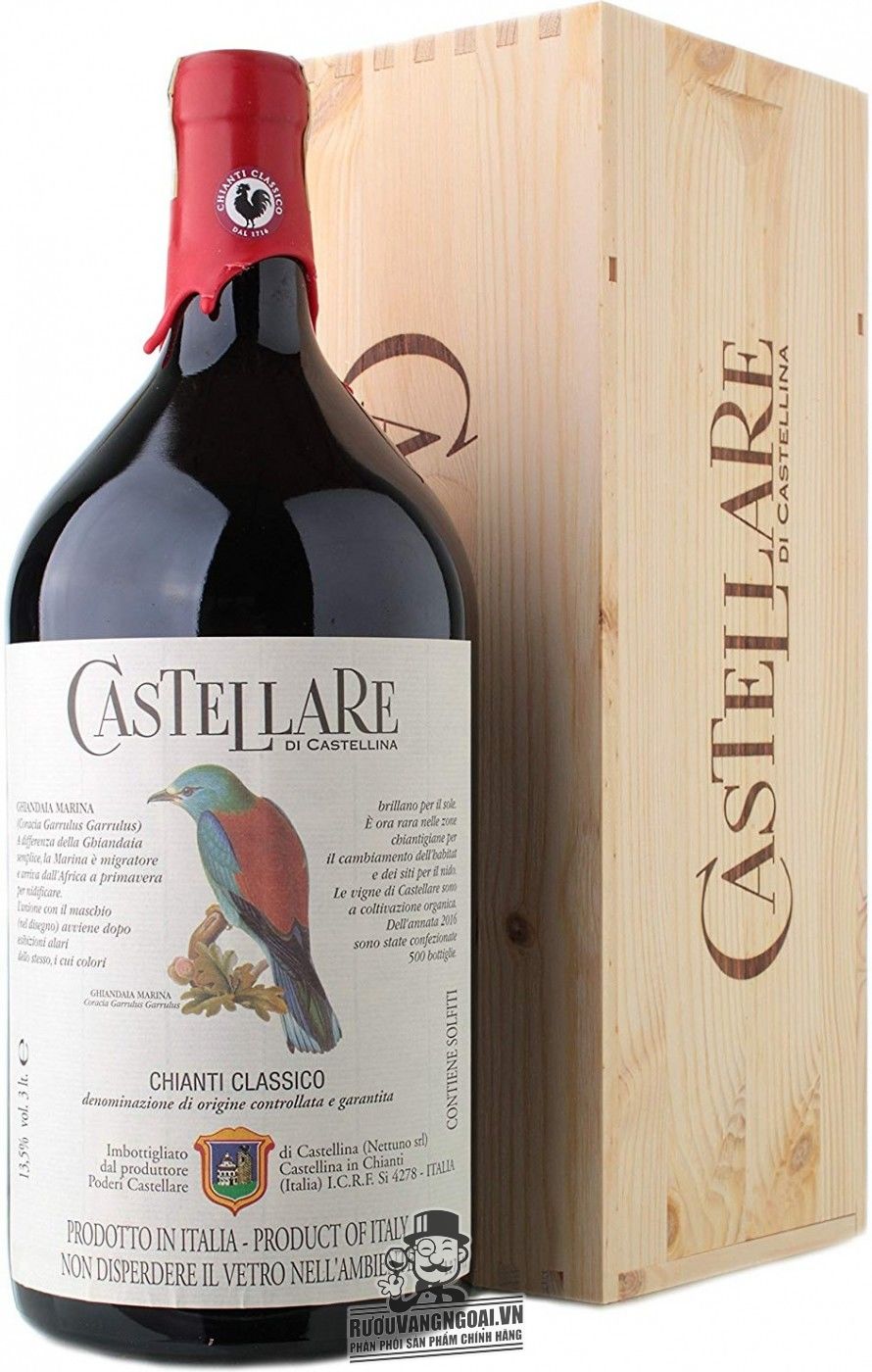 Wine Castellare di Castellina, Chianti Classico DOCG, 2015, wooden ...