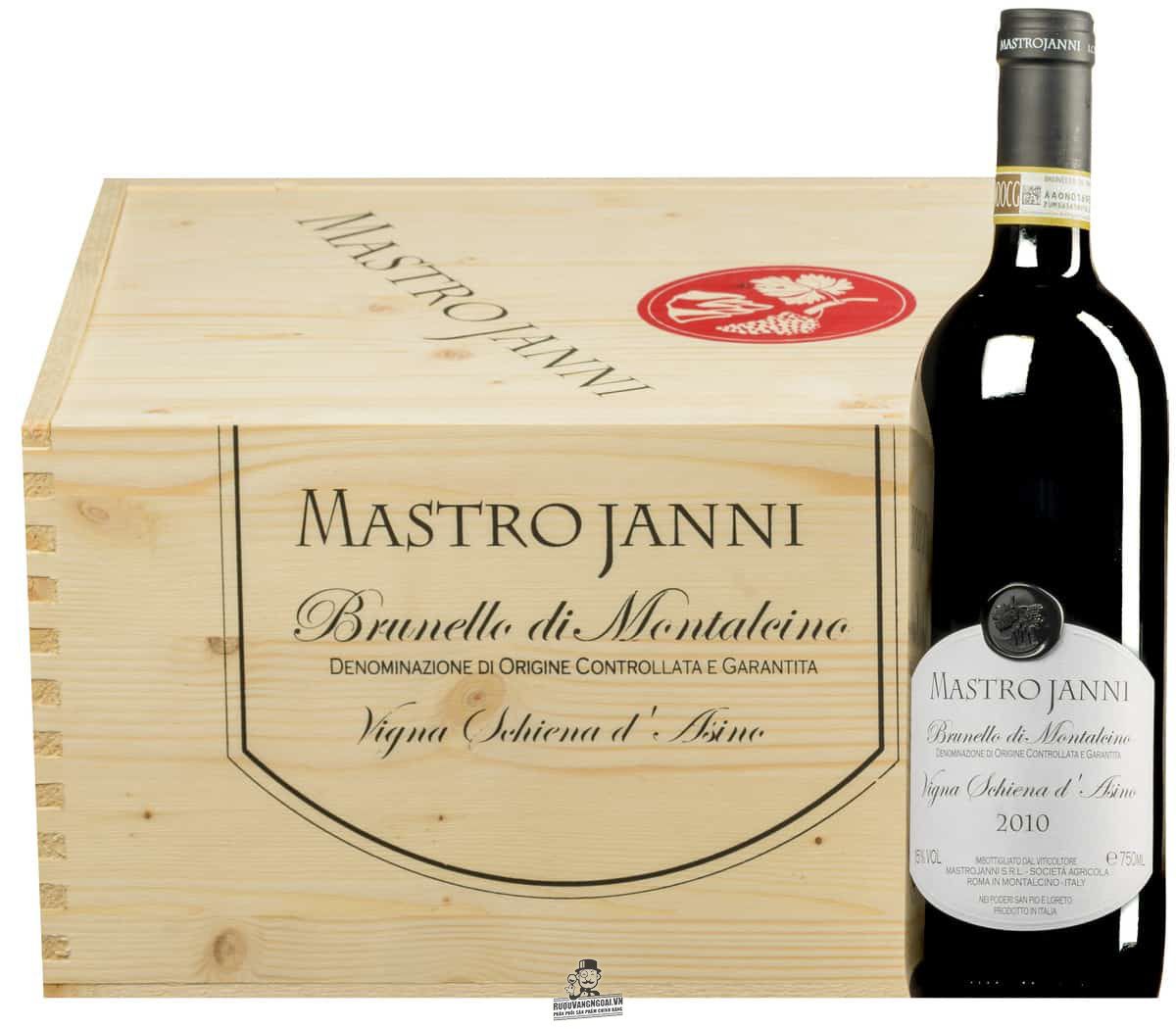 Vang Ý Mastrojanni Brunello di Montalcino Vigna Schiena d