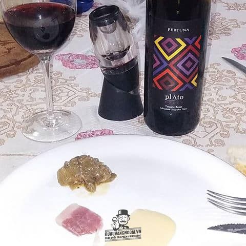 Vang Ý Plato Rosso Maremma Toscana IGT Fertuna