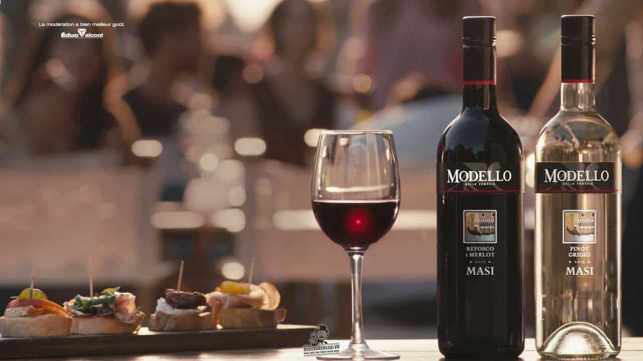 Vang Ý Masi Modello Delle Venezie Rosso