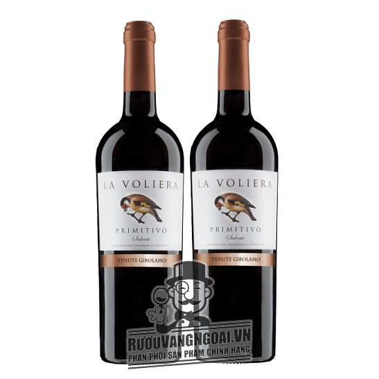 Rượu vang La Voliera Primitivo Salento IGT Rượu vang La Voliera Primitivo Salento IGT