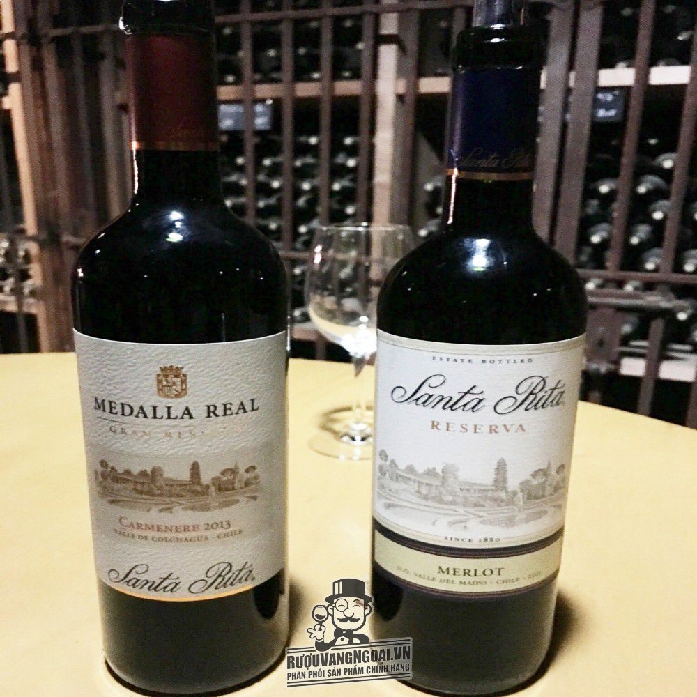 Mua vang chile medalla real santa rita red – white giá rẻ tại Sài Gòn