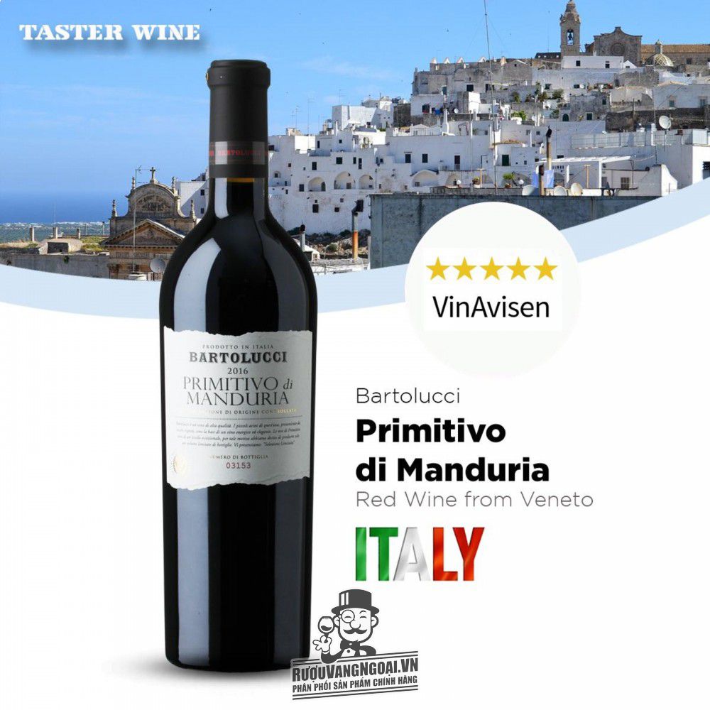 Địa chỉ bán ruou vang y bartolucci primitivo di manduria giá rẻ nhất