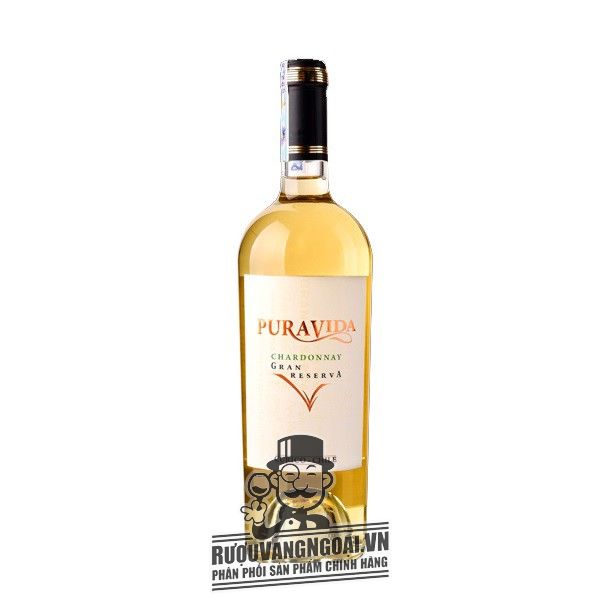 Rượu vang Chile Pura Vida Gran Reserva Chardonnay 15 
