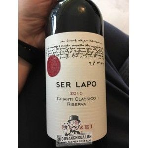 Rượu vang Ser Lapo Mazzei Chianti Classico Riserva bn2
