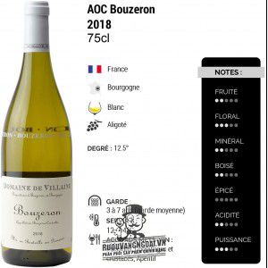 Vang Pháp Domaine A Et P de Villaine Aligote Bouzeron bn4