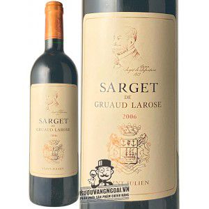 Vang Pháp Sarget de Gruaud Larose bn2