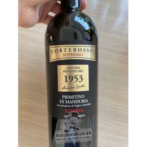 Vang Ý Corterosso Supremo 1953 Riserva bn1