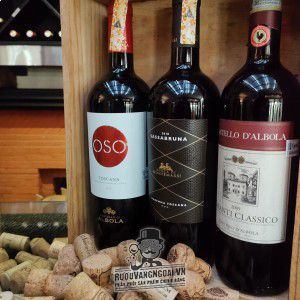 Vang Ý OSO Toscana Castello di Albola Red bn4