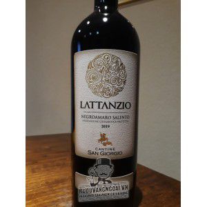 Rượu Vang Ý Lattanzio Negroamaro Salento IGP cao cấp bn2