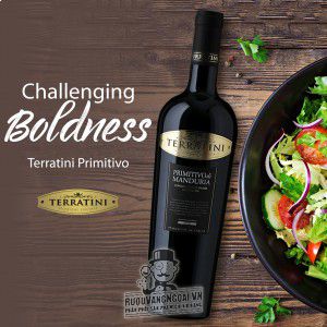 Rượu Vang Ý Terratini Primitivo Di Manduria DOC uống ngon bn1