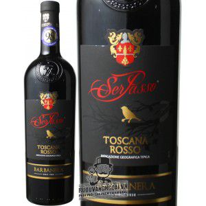 Rượu Vang Ý Ser Passo Toscana Rosso Barbanera uống ngon bn1