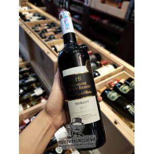 Vang Pháp Domaine Haute Brande Merlot uống ngon bn2