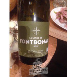 Vang Pháp La Lence de Fontbonau Cotes du Rhone cao cấp bn2