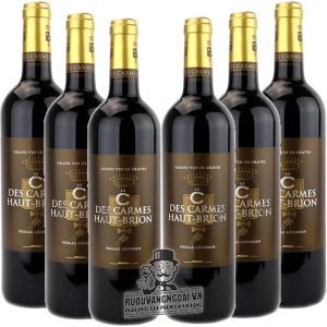 Vang Pháp Le C des Carmes Haut Brion uống ngon bn2