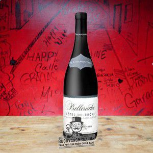Vang Pháp Belleruche Cotes Du Rhone M.chapoutier uống ngon bn2