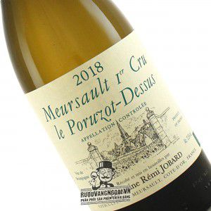 Vang Pháp Meursault 1er Cru Le Poruzot Dessus Remi Jobard thượng hạng bn2