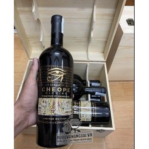 Rượu Vang Ý CHEOPE PRIMITIVO DI MANDURIA 18,5 ĐỘ SIÊU NGON