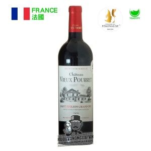 Vang Pháp Chateau Vieux Pourret Saint Emilion Grand Cru cao cấp bn1