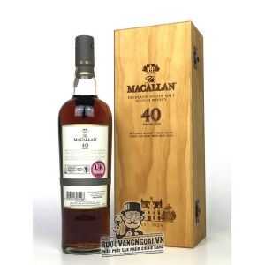 Rượu Macallan 40 Sherry Oak thượng hạng bn1