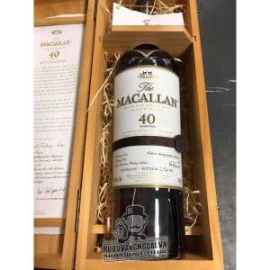 Rượu Macallan 40 Sherry Oak thượng hạng bn4