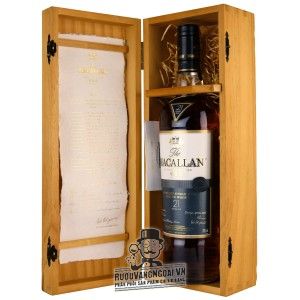 Rượu Macallan 21 cao cấp chai 43 độ bn4