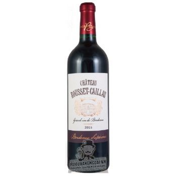 Vang Pháp Chateau Rousset Caillau Bordeaux uống ngon