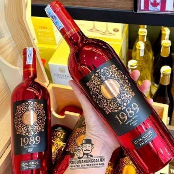 Rượu vang 1989 Nhãn Đỏ - Nhãn vàng bn1
